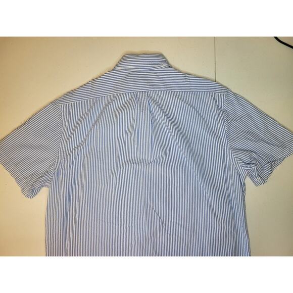 Polo Ralph Lauren RL Untucked Fit Prepster Classic Fit Seersucker Shirt Sz Large - Picture 15 of 15